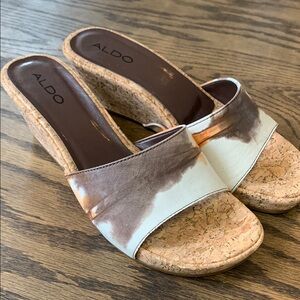 Aldo wedge sandal shoes